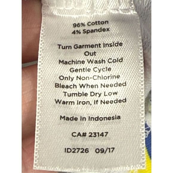 B9 - T By Talbots Cuff Sleeve Striped 1/4 Zip Sweatshirt Size Medium Petite - Picture 4 of 7